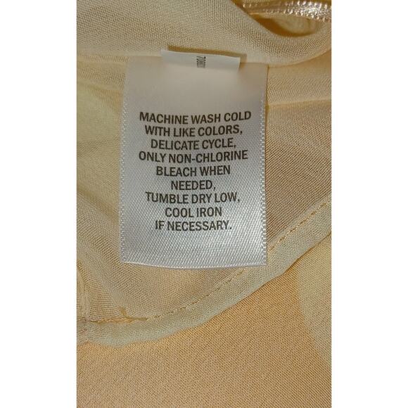 Ophelia Roe Peach and Cream Halter Top Lined with Adjustable Straps Women's 3X - Picture 8 of 8